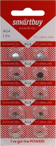 Батарейки SmartBuy Alkaline AG4 10 шт.