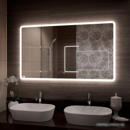 Континент Зеркало Demure Led 120x80 (бесконтактный сенсор)
