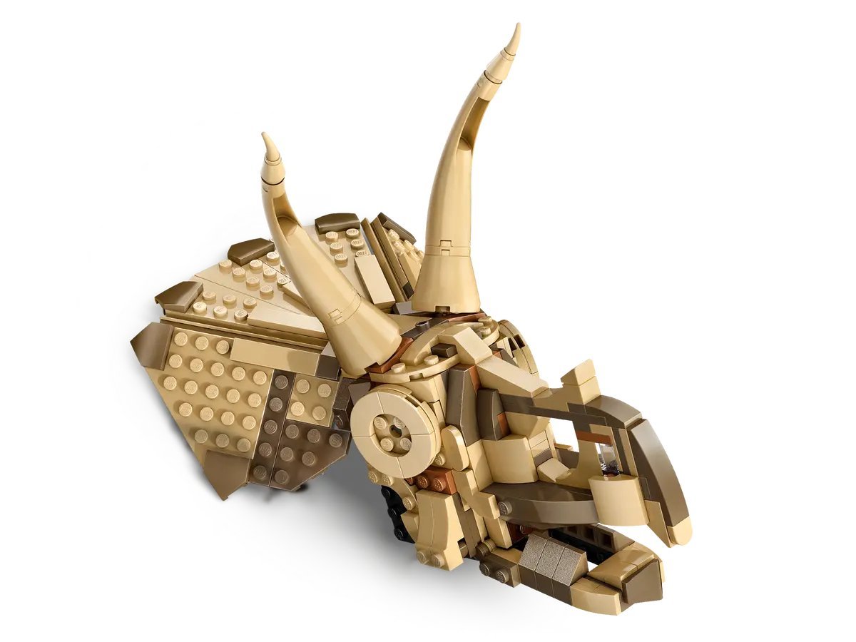 Конструктор LEGO Jurassic World Окаменелости динозавров череп трицератопса 76969