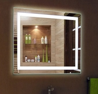 Континент Зеркало Rimini LED 100x70