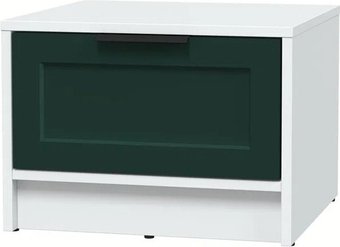 Тумба Интерлиния Концепт Тренд КТ-ТК1-35 (белый платинум/изумруд)