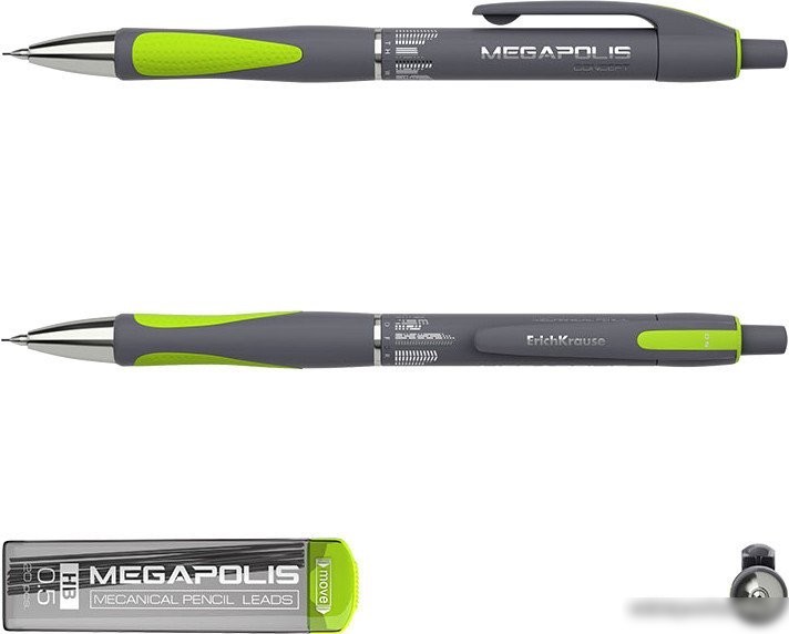 Механический карандаш Erich Krause Megapolis Concept НВ 0,5 мм 44589