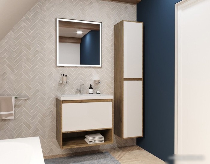 Эстет Шкаф-пенал Monaco Wood L 35x35x174.7 ФР-00010689