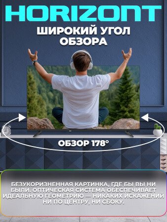 Телевизор Horizont 43FHDS25BG