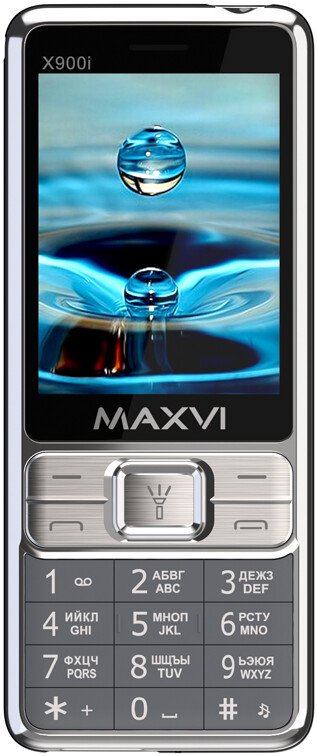 Кнопочный телефон Maxvi X900i (серый)