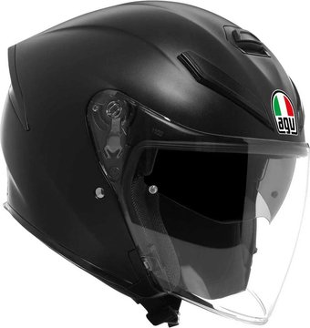 Мотошлем AGV K5 JET Evo E2206 21184A5002-003-L (L, Mono Matt Black)