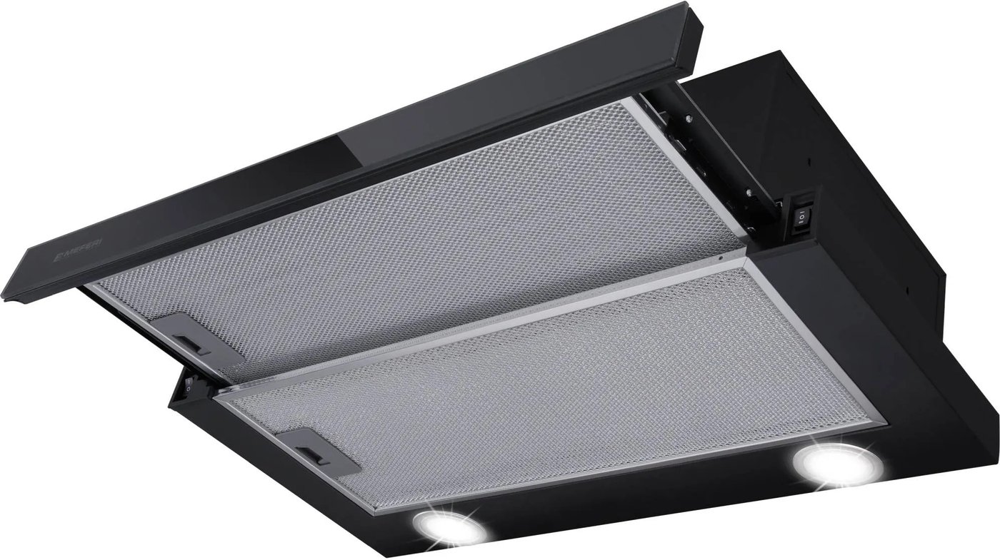 Кухонная вытяжка Meferi SLIDEBOX60BK Glass Ultra