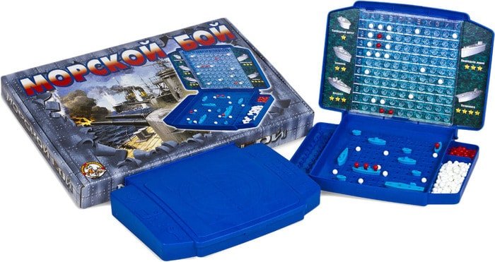 Настольная игра Десятое королевство Морской бой. Ретро