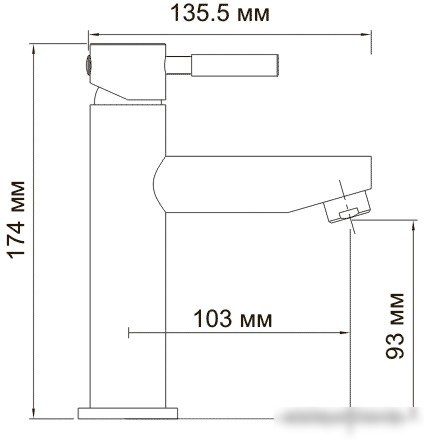 Смеситель Wasserkraft Main 4104