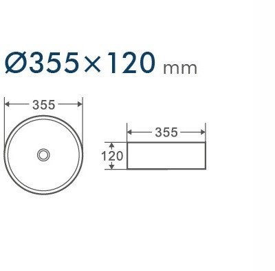Умывальник D&K Matrix DT1391516 (белый)