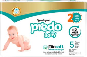 Подгузники Predo Baby №2 3-6 кг BIO-102 (5 шт)