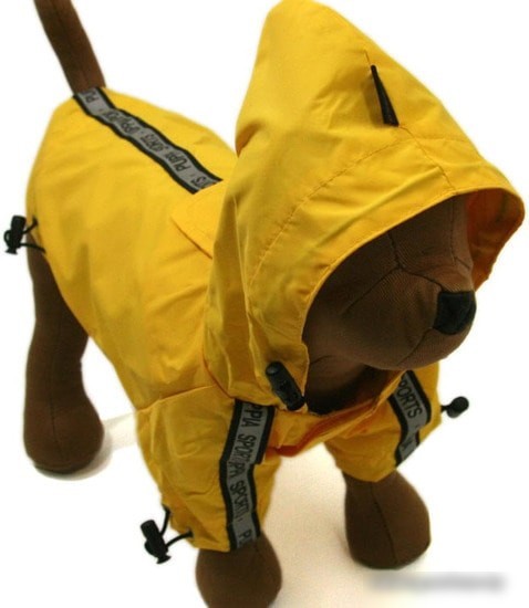 Дождевик для животных Puppia Base Jumper PEAF-RM03-YE-4L (желтый)