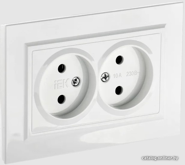 Розетка IEK Brite РС12-2-БрБ Розетка IEK Brite РС12-2-БрБ