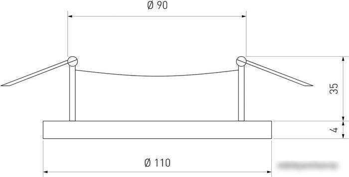 Точечный светильник Elektrostandard 1071 GX53 WH
