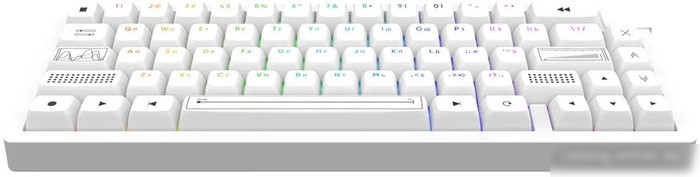 Клавиатура Dark Project KD65A Wireless White (g3ms Zircon)