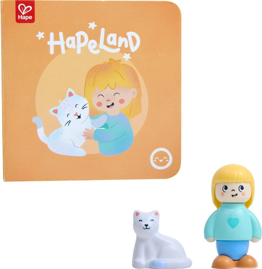 Развивающая игра Hape Девочка и кошка E3430_HP