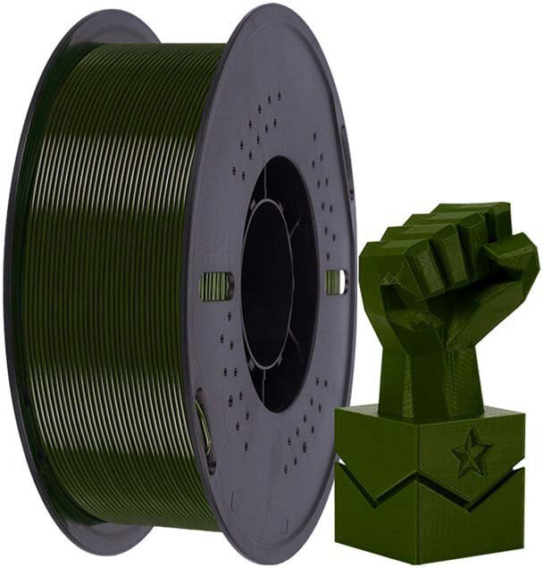 Филамент Kingroon PETG 1.75 мм (1 кг, темно-зеленый)