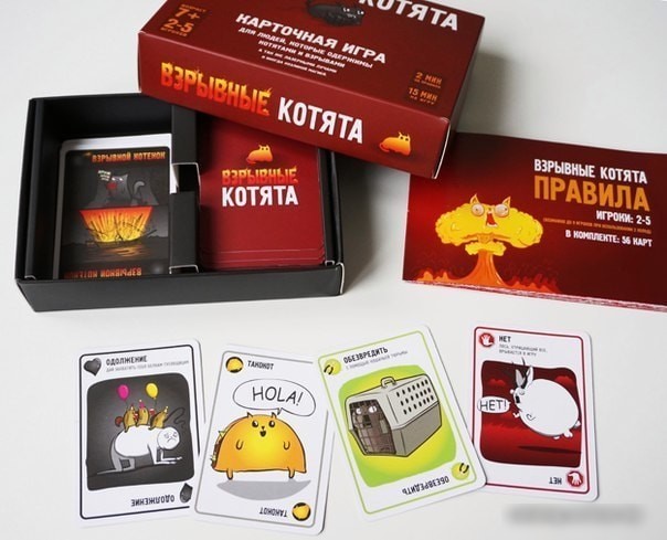 Настольная игра Мир Хобби Взрывные котята