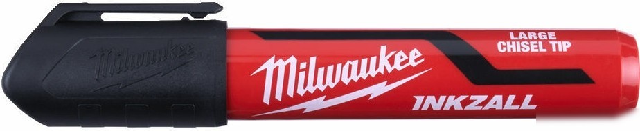 Маркер Milwaukee Inkzall L 4932471554 (3 шт, черный)