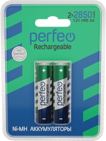 Аккумулятор Perfeo AA2850mAh/2BL 2шт