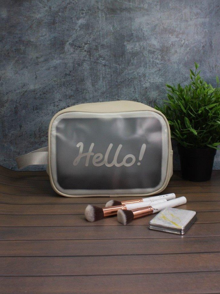 Косметичка ILikeGift Hello ZT385-0013-34-02 (gray)