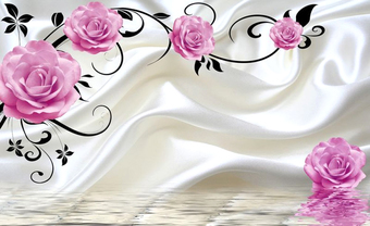 Фотообои Citydecor Цветочный декор 5 3D 400x254