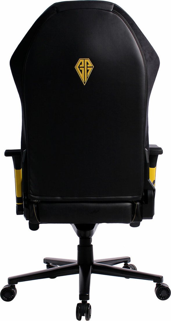 Игровое (геймерское) кресло Brabix GM-180 532953 (черный/желтый)