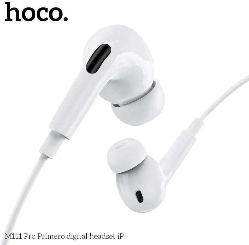 Наушники Hoco M111 Pro Lightning (белый)