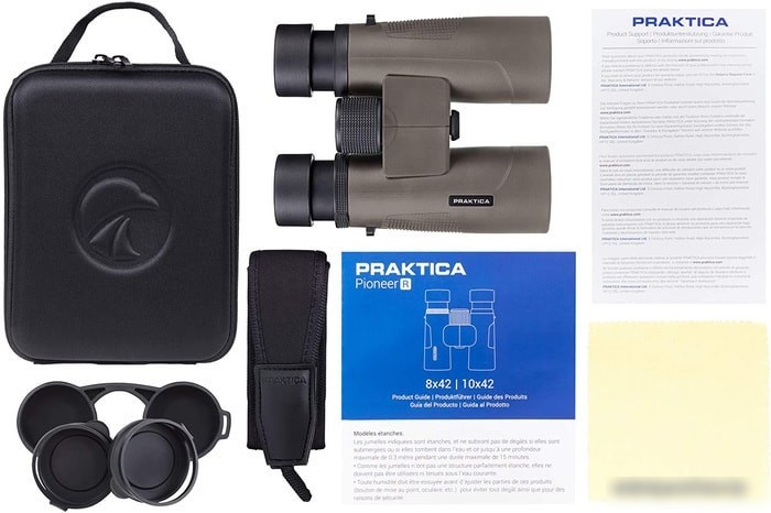 Бинокль Praktica Pioneer R 10x42 (умбра)