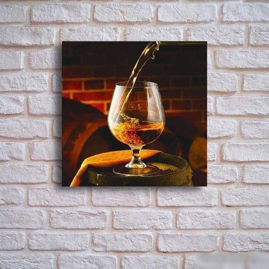 Картина на стекле Stamprint Коньяк 1 КТ046 (30x30)