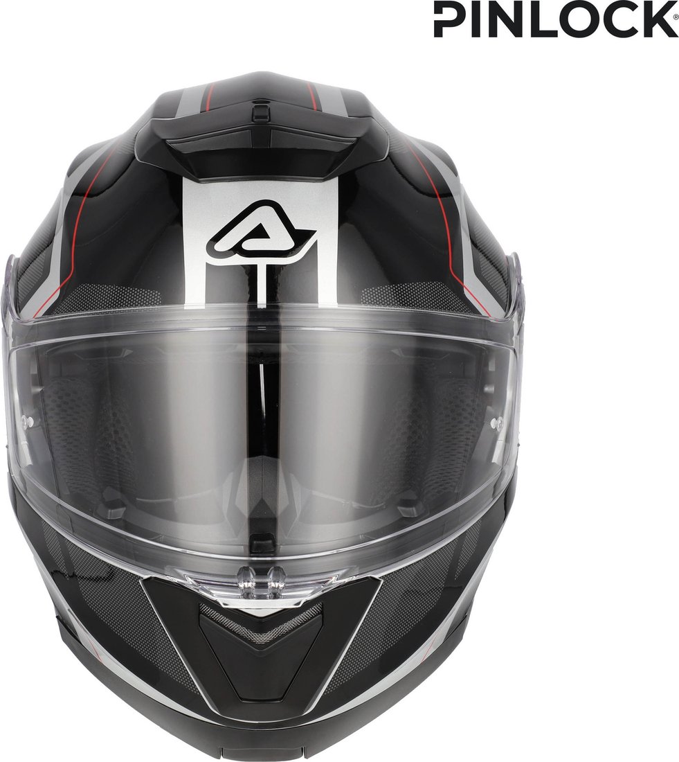 Мотошлем Acerbis Serel 22-06 0025201.314.066 (L, черный/серебристый)