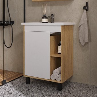 Volna Тумба с умывальником Osmond 60 + Фостер 60