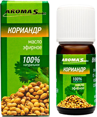 Aroma Saules Эфирное масло Кориандр 10 мл