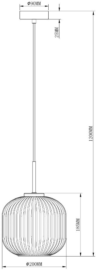 Подвесная люстра Moderli Ivory V11031-1P