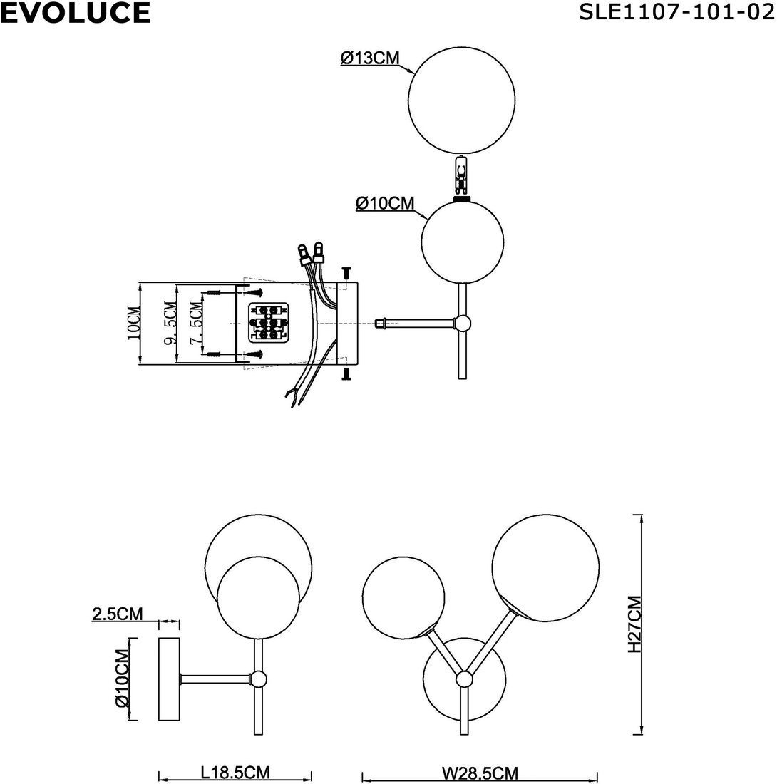 Бра Evoluce SLE1107-101-02