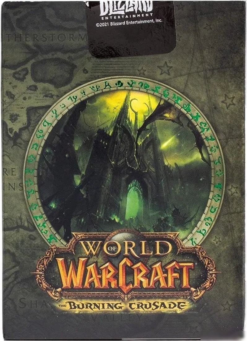 Игральные карты Bicycle World of Warcraft Burning Crusade Standard Index 10037566