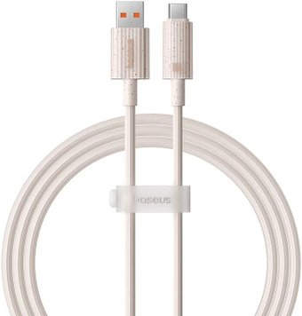 Кабель Baseus Habitat Series Fast Charging Cable 100W USB Type-A - USB Type-C (2 м, розовый)