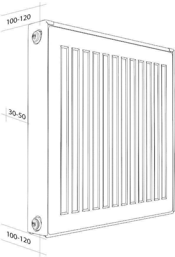 Стальной панельный радиатор Royal Thermo Compact C22-500-400 RAL9016