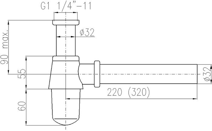 Сифон Slezak RAV MD0545