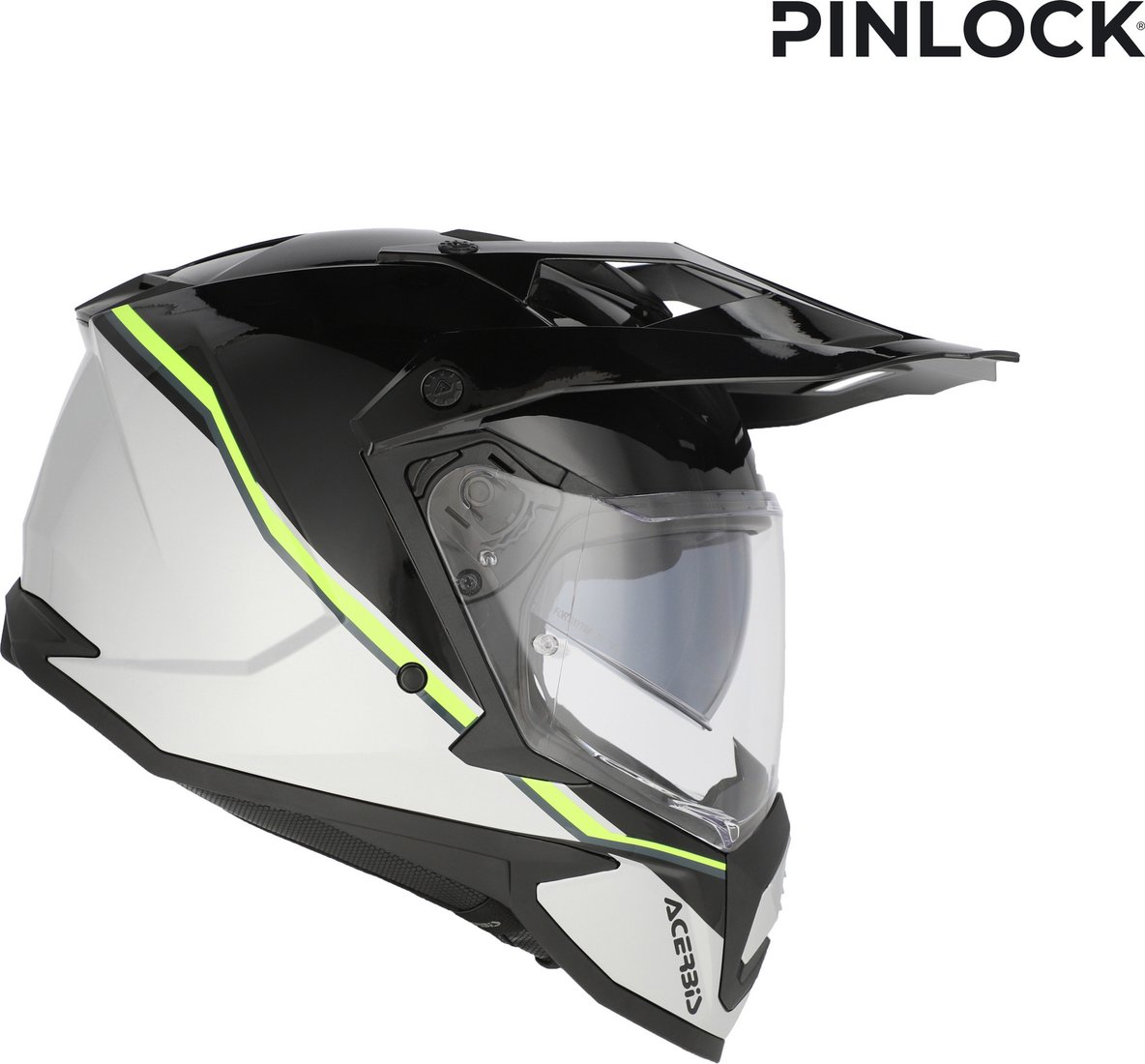 Мотошлем Acerbis Assault Graphic 0026652.457.062 (S, черный/флуоресцентный желтый)