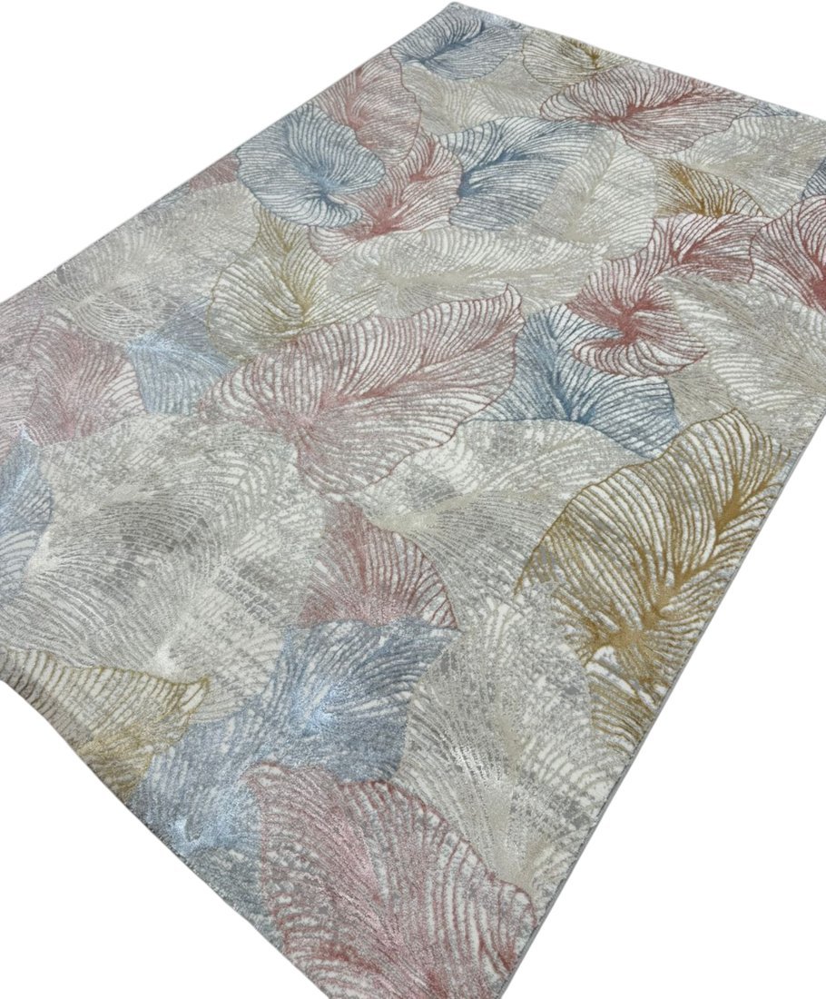 Ковер для жилой комнаты Radjab Carpet Амальфи Прямоугольник A4341A (2.4x3.4, Pink/White)