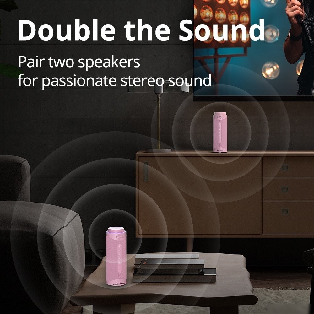 Беспроводная колонка Tronsmart T7 (розовый)