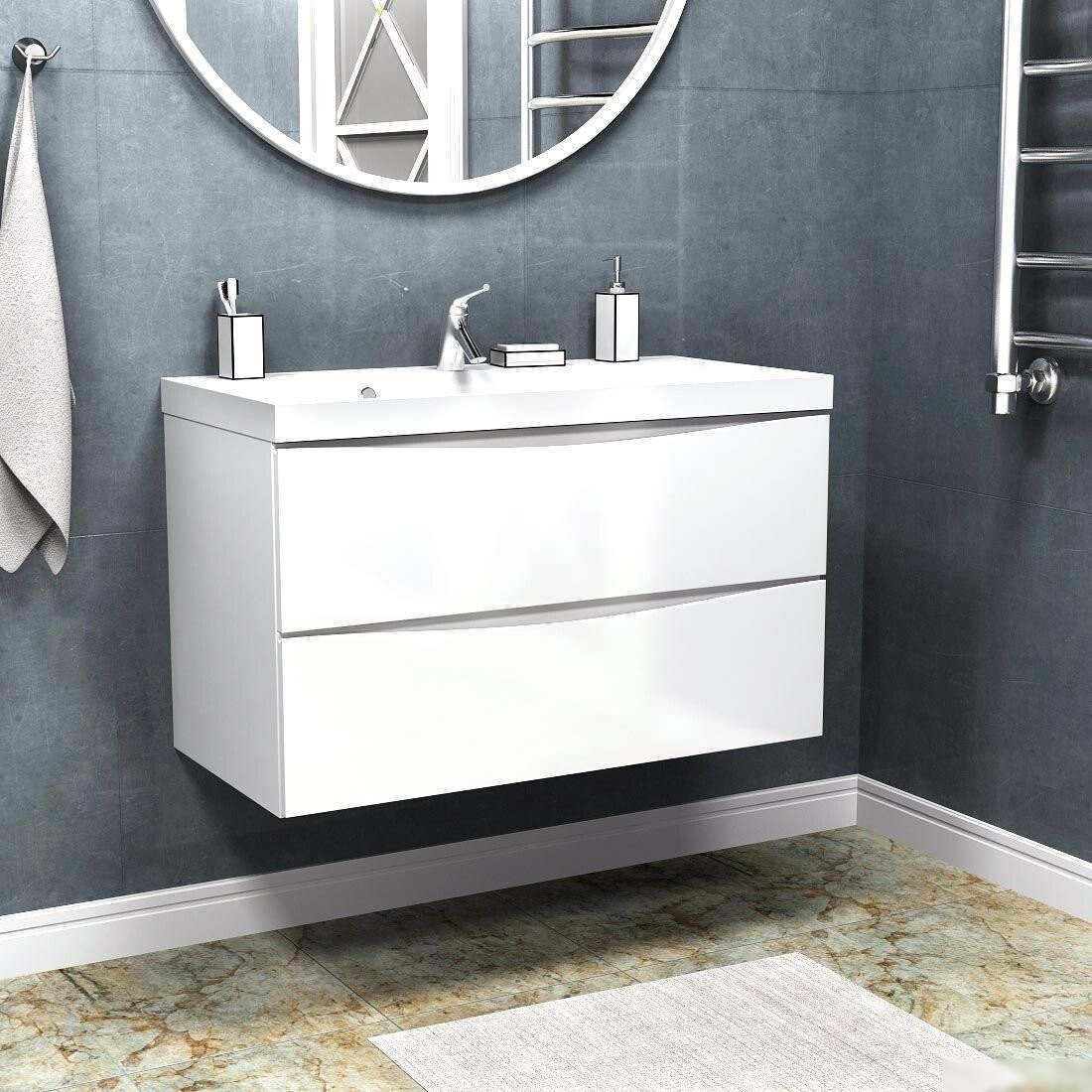 Vela Тумба под умывальник Vela Бриз 90П под Classica TU27056