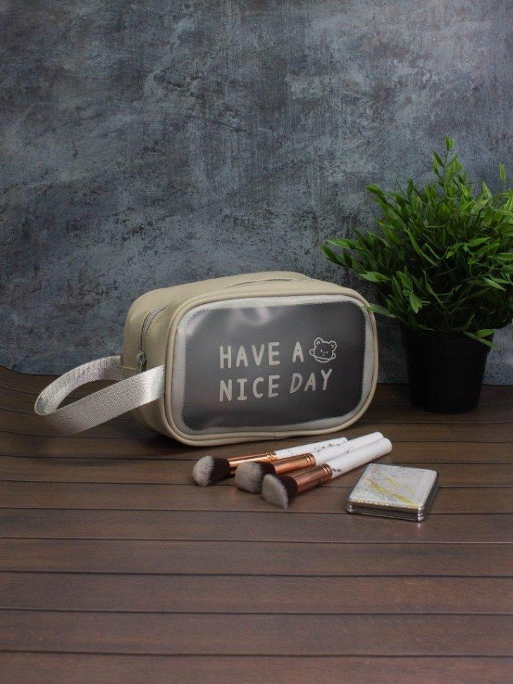 Косметичка ILikeGift Have nice day ZT385-0022-35-02 (gray)