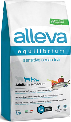 Сухой корм для собак Alleva Equilibrium Sensitive Ocean Fish Mini/Medium 2 кг