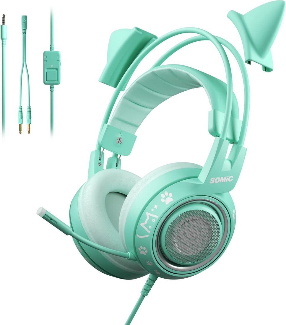 Наушники Somic G951S (бирюзовый)