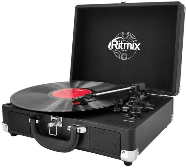 Виниловый проигрыватель Ritmix LP-120B (черный)
