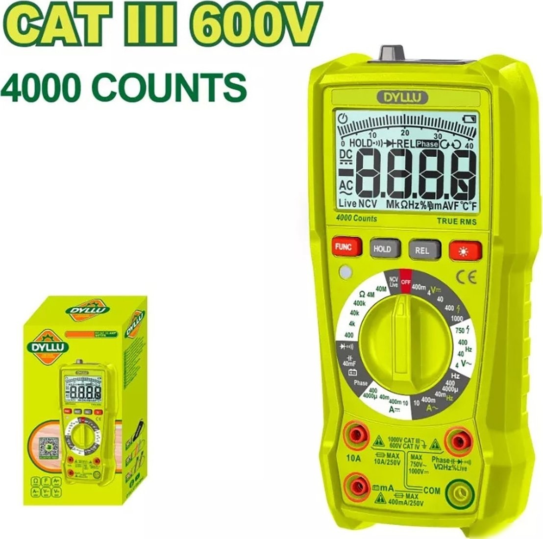 Мультиметр Dyllu DTDM2502