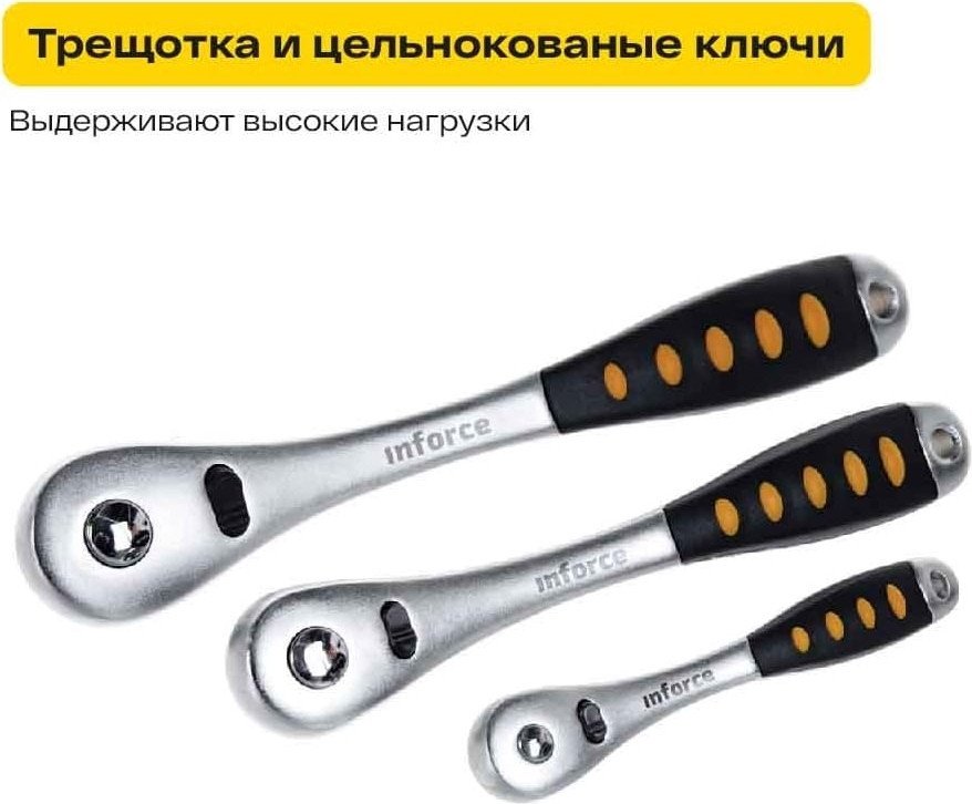 Универсальный набор инструментов Inforce 06-07-21 (150 предметов)