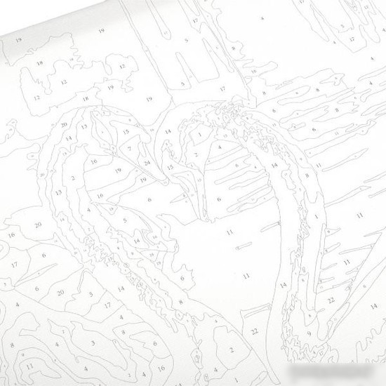 Картина по номерам MultiArt Лебеди CANV30X40-MULTI11